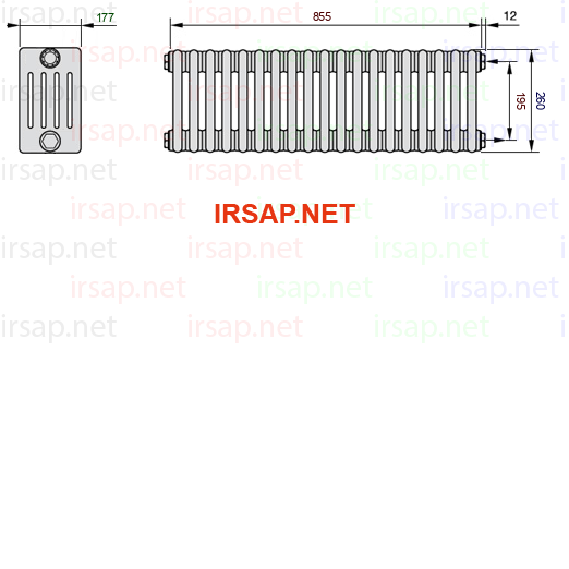 Радиатор IRSAP Tesi 50260/19 T02 CL 01